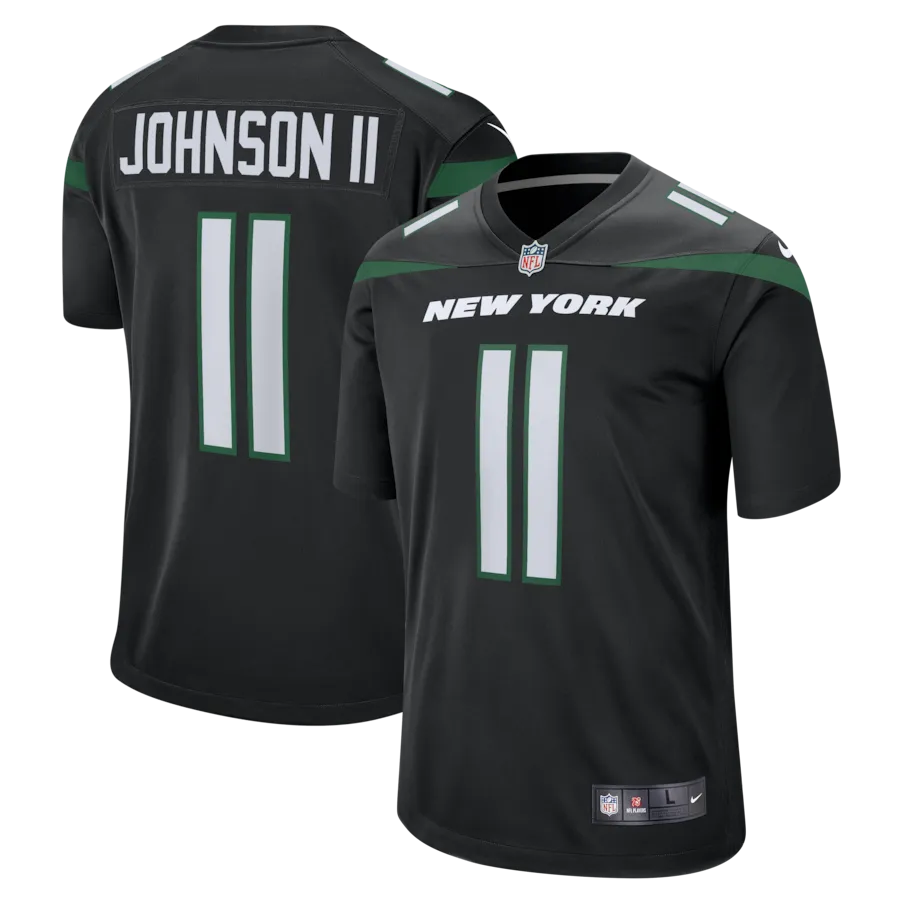 Jermaine Johnson II New York Jets Nike Alternate Game Jersey - Black