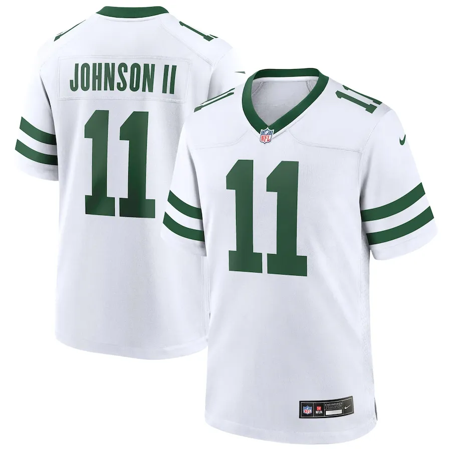 Jermaine Johnson II New York Jets Nike Game Jersey - Legacy White