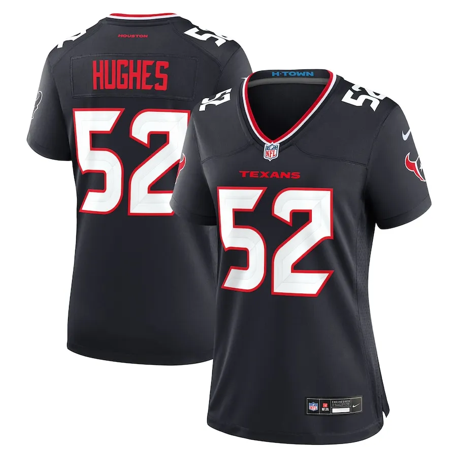 Jerry Hughes Houston Texans Nike Women's Team Game Jersey -  Navy