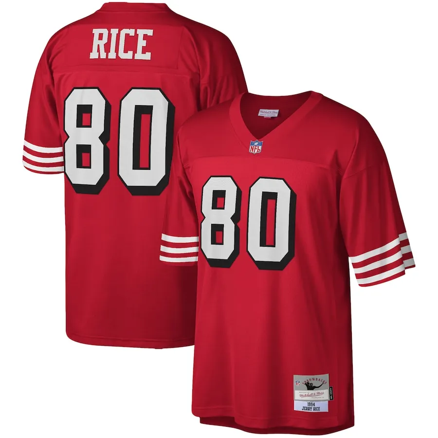 Jerry Rice San Francisco 49ers Mitchell &amp Ness Legacy Replica Jersey - Scarlet