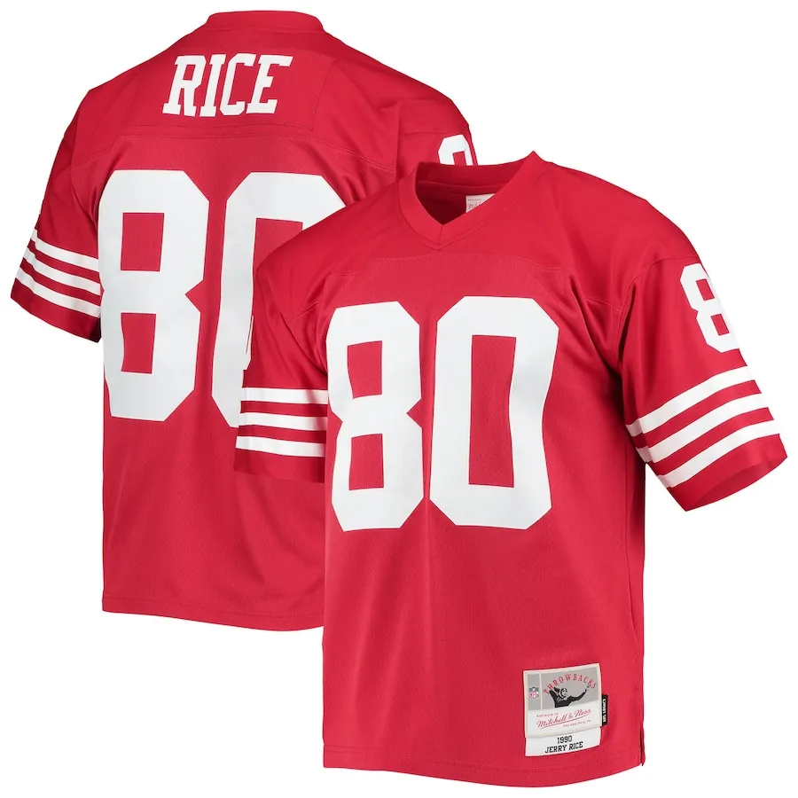 Jerry Rice San Francisco 49ers Mitchell &amp Ness Legacy Replica Jersey - Scarlet 6677