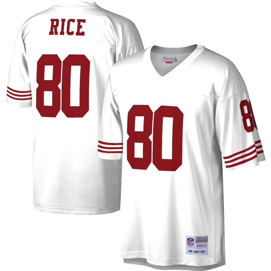 Jerry Rice San Francisco 49ers Mitchell &amp Ness Legacy Replica Jersey - White