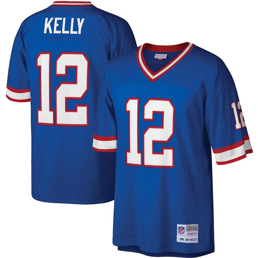 Jim Kelly Buffalo Bills Mitchell &amp Ness Legacy Replica Jersey - Royal