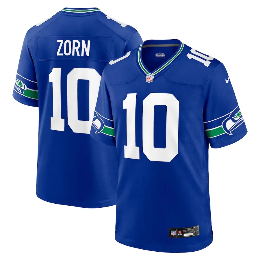 Jim Zorn Seattle Seahawks Nike Retired Player Alternate Game Jersey - Royal