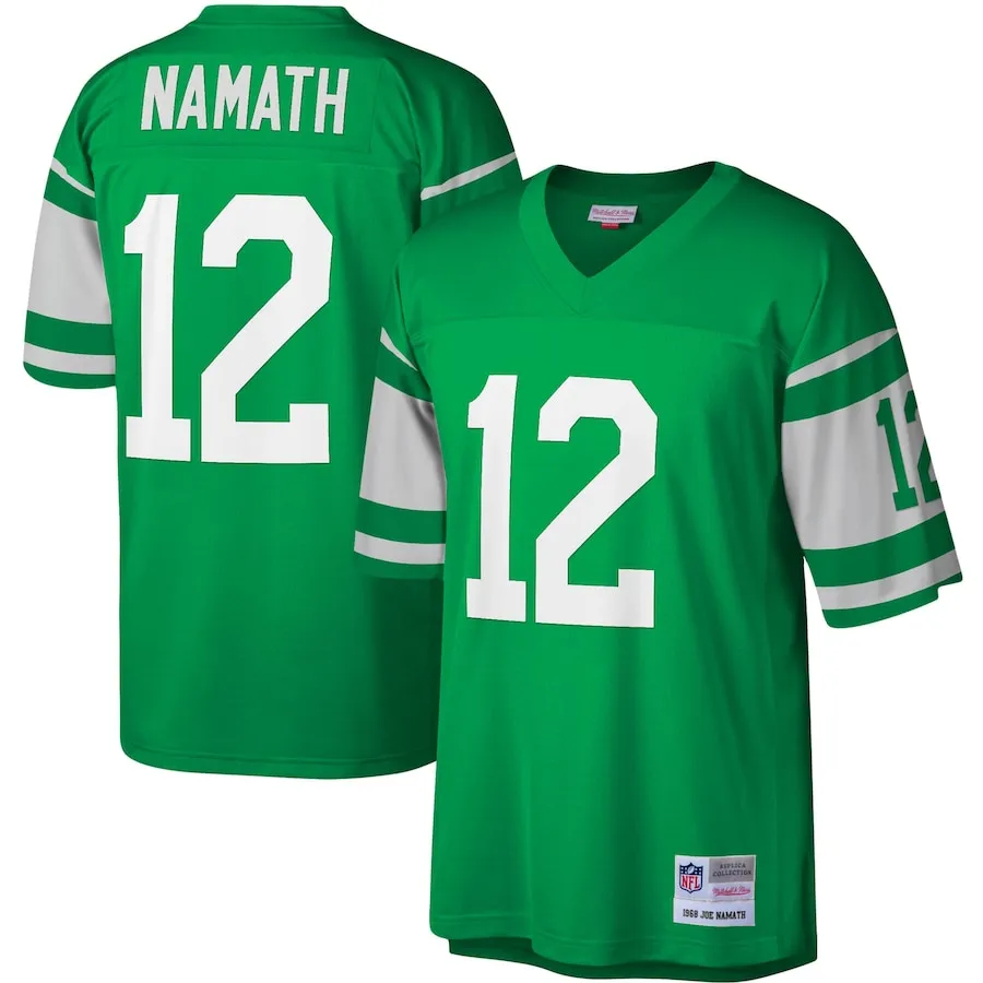 Joe Namath New York Jets Mitchell &amp Ness Legacy Replica Jersey - Kelly Green