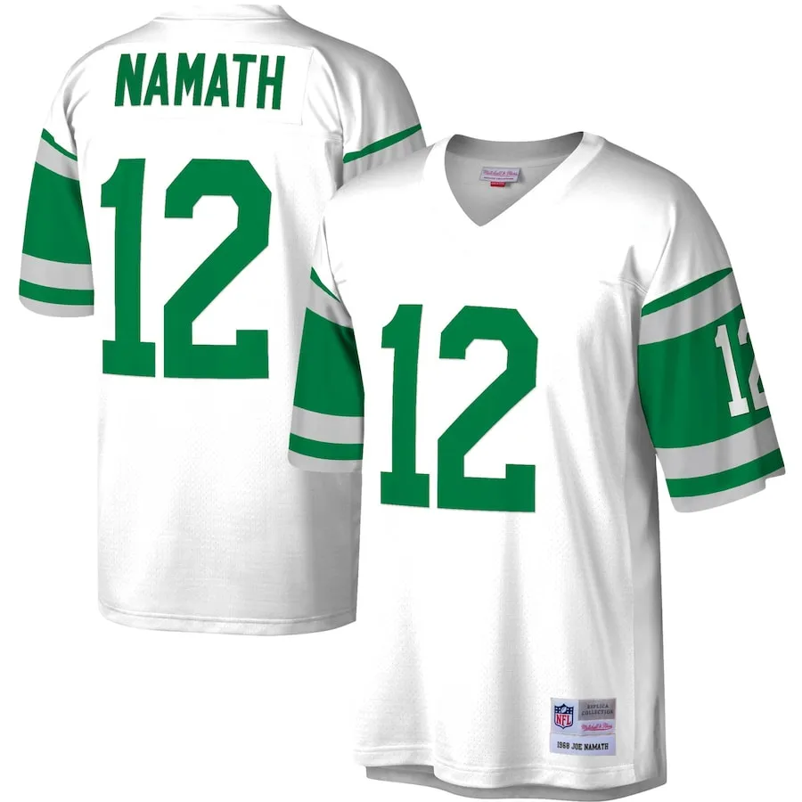 Joe Namath New York Jets Mitchell &amp Ness Legacy Replica Jersey - White