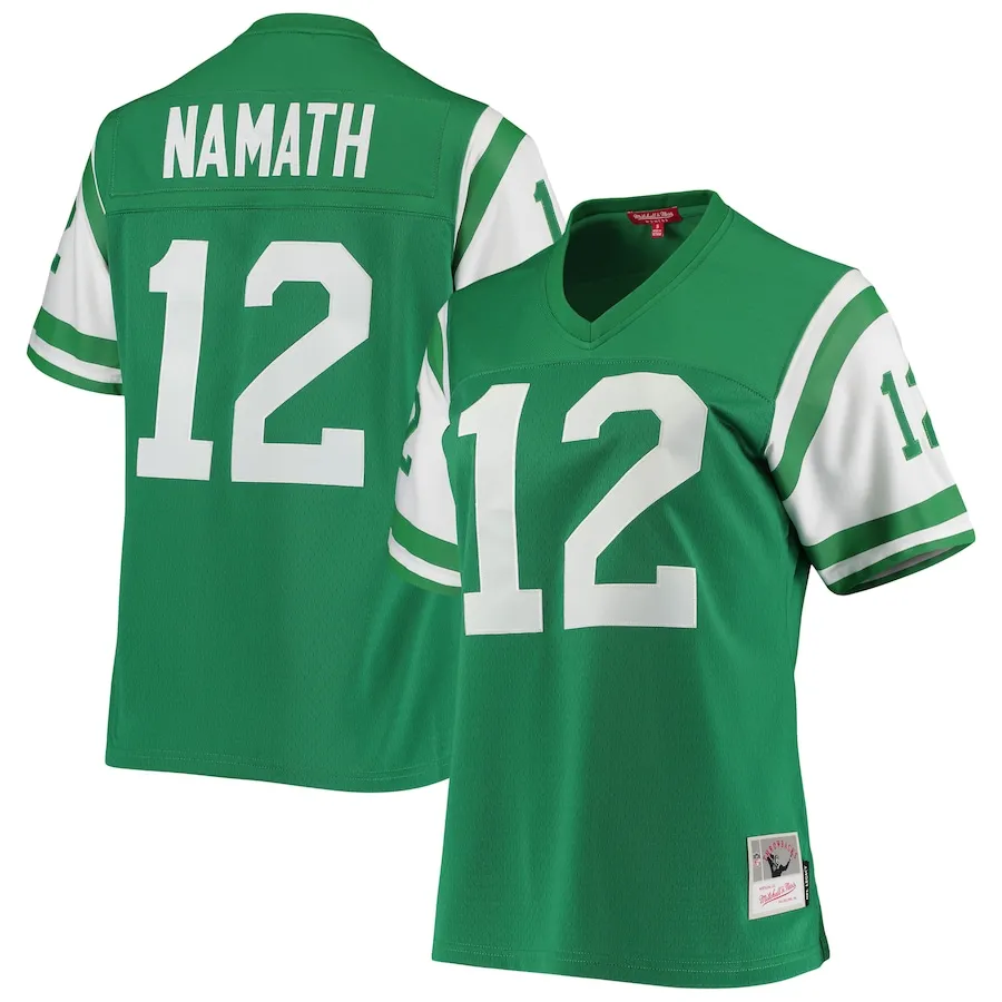 Joe Namath New York Jets Mitchell &amp Ness Women's 1969 Legacy Replica Jersey - Green