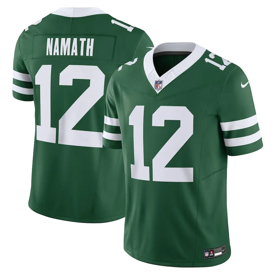 Joe Namath New York Jets Nike Vapor F.U.S.E. Limited Jersey - Legacy Green