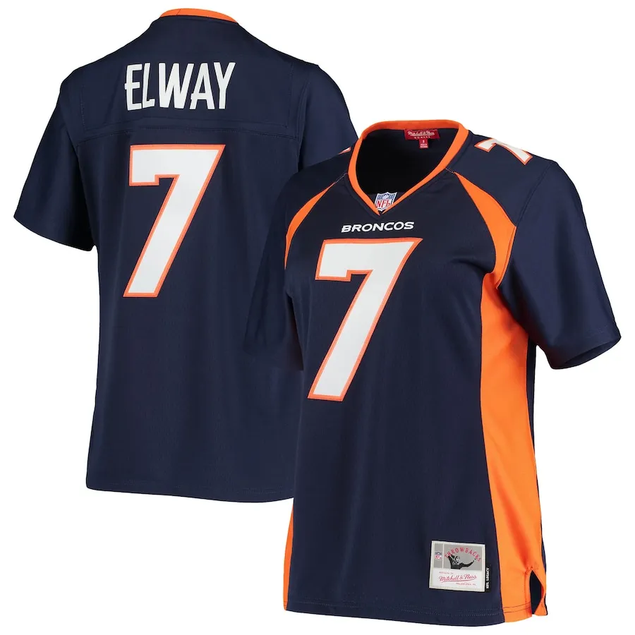 John Elway Denver Broncos Mitchell &amp Ness Women's Legacy Replica Team Jersey - Navy