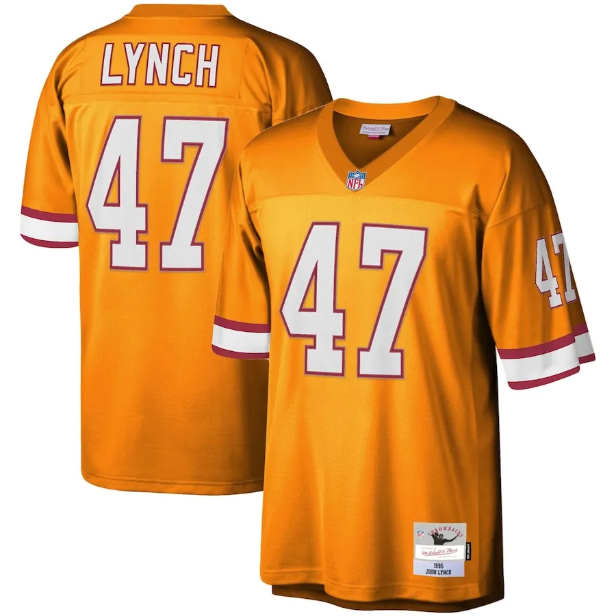 John Lynch Tampa Bay Buccaneers Mitchell &amp Ness Big &amp Tall 1995 Legacy Retired Player Jersey - Orange
