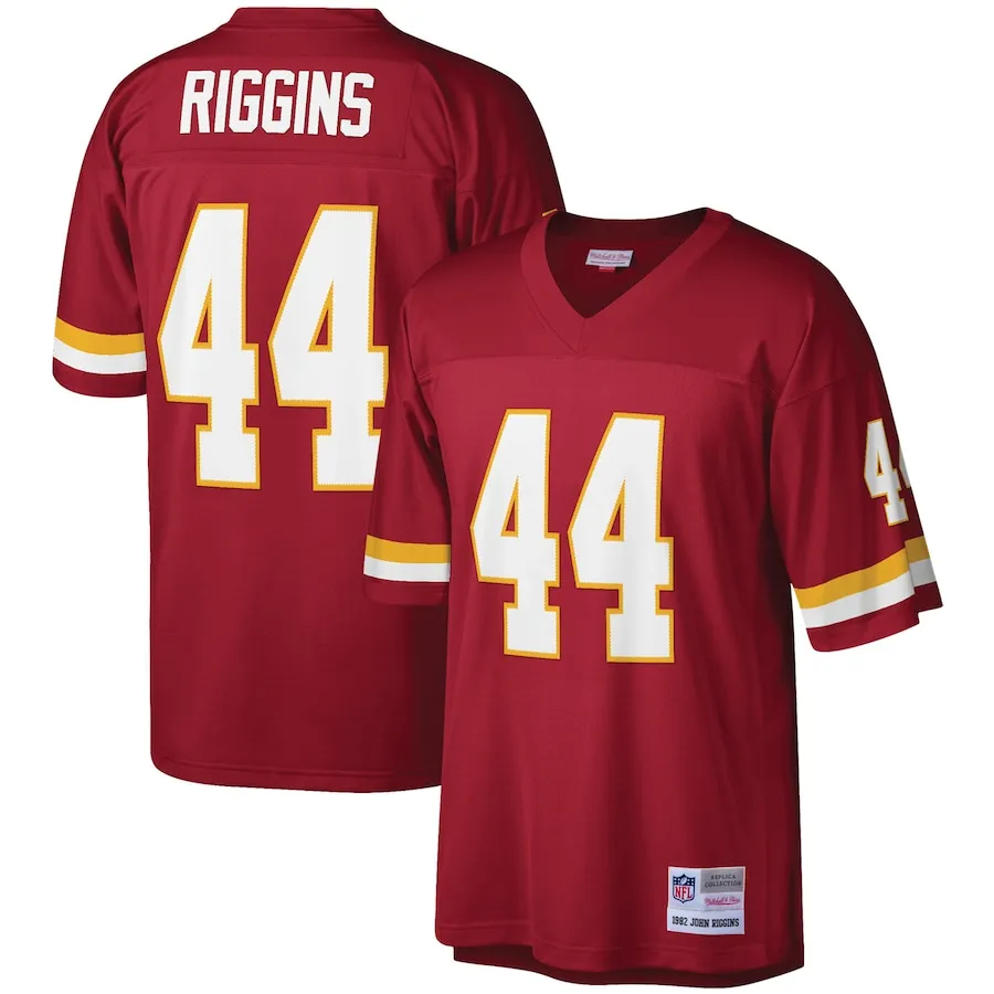 John Riggins Washington Football Team Mitchell &amp Ness Legacy Replica Jersey - Burgundy