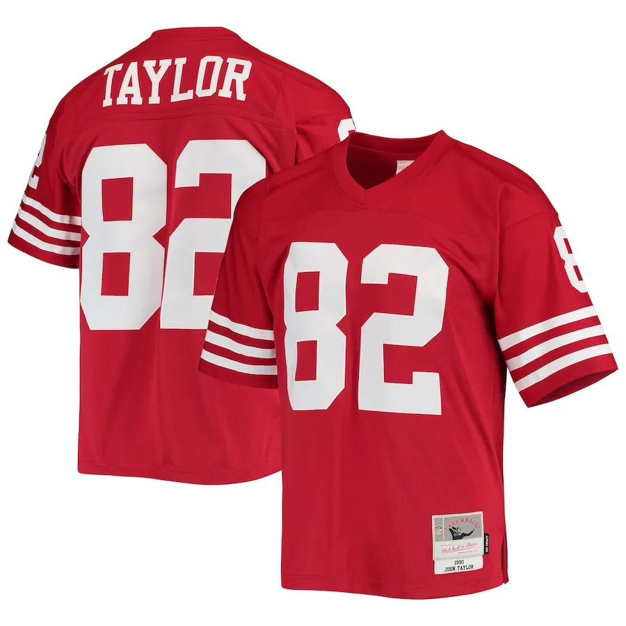John Taylor San Francisco 49ers Mitchell &amp Ness Legacy Replica Jersey - Scarlet