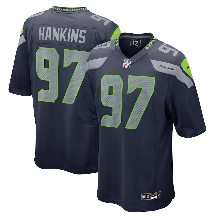 Johnathan Hankins Seattle Seahawks Nike  Game Jersey -  College Navy