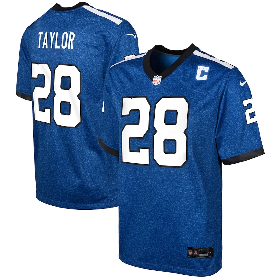 Jonathan Taylor Indianapolis Colts Nike Youth Alternate Game Jersey - Royal