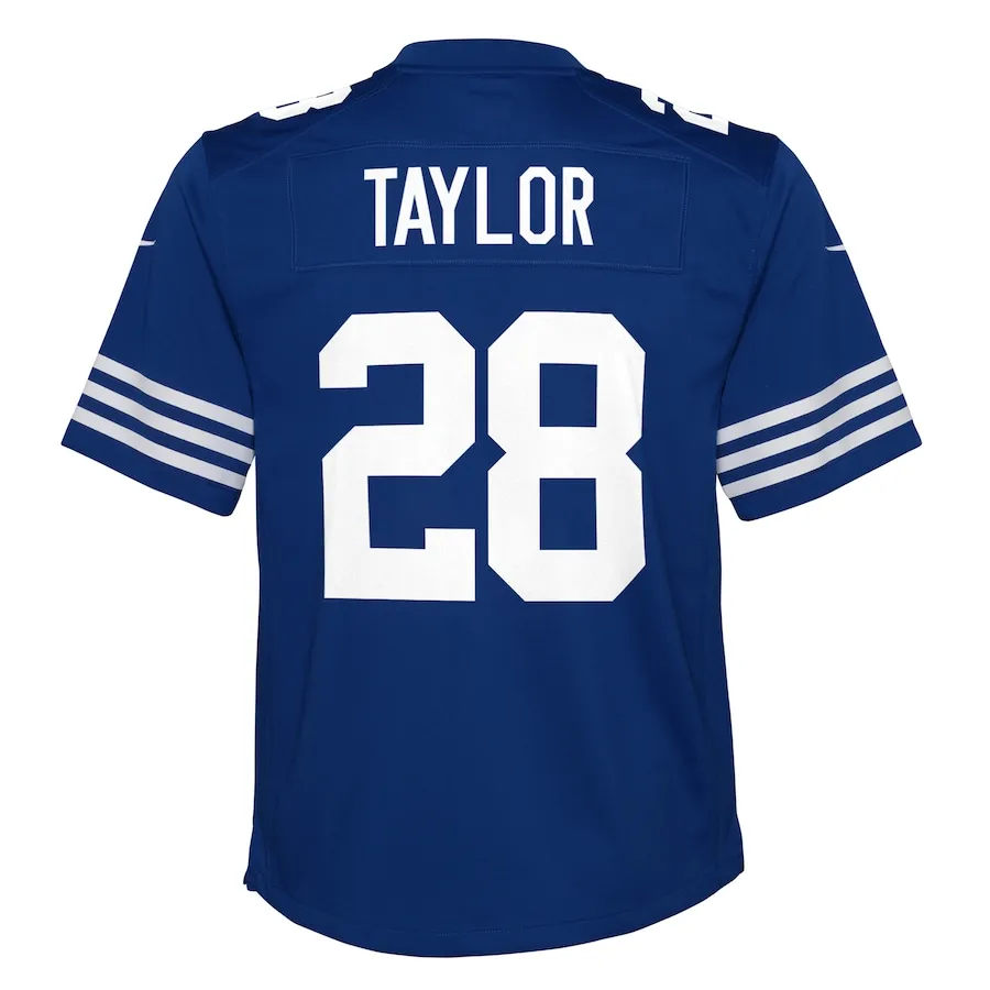 Jonathan Taylor Indianapolis Colts Nike Youth Alternate Game Jersey - Royal 9748