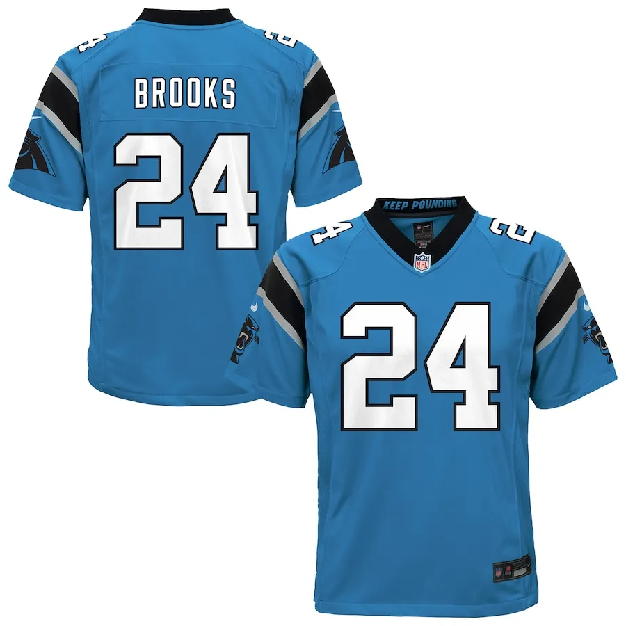 Jonathon Brooks Carolina Panthers Nike Youth Alternate Game Jersey - Blue