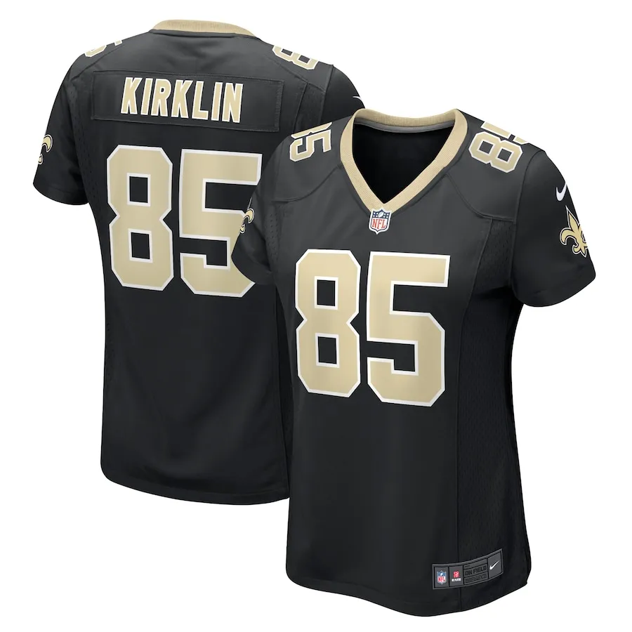 Jontre Kirklin New Orleans Saints Nike Women's Team Game Jersey -  Black