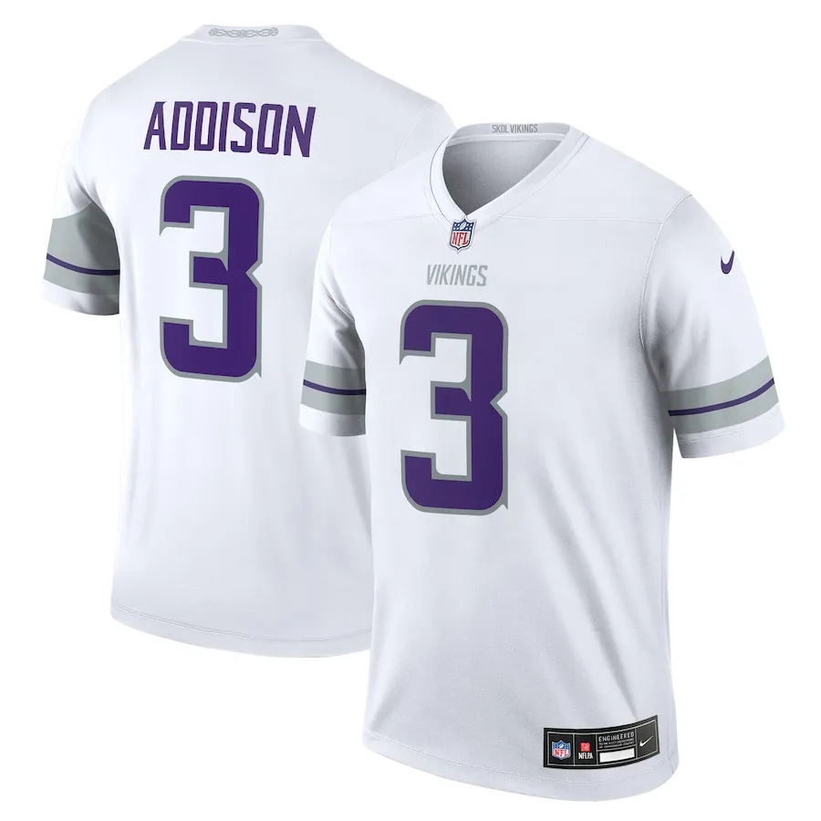 Jordan Addison Minnesota Vikings Nike Alternate Legend Jersey - White