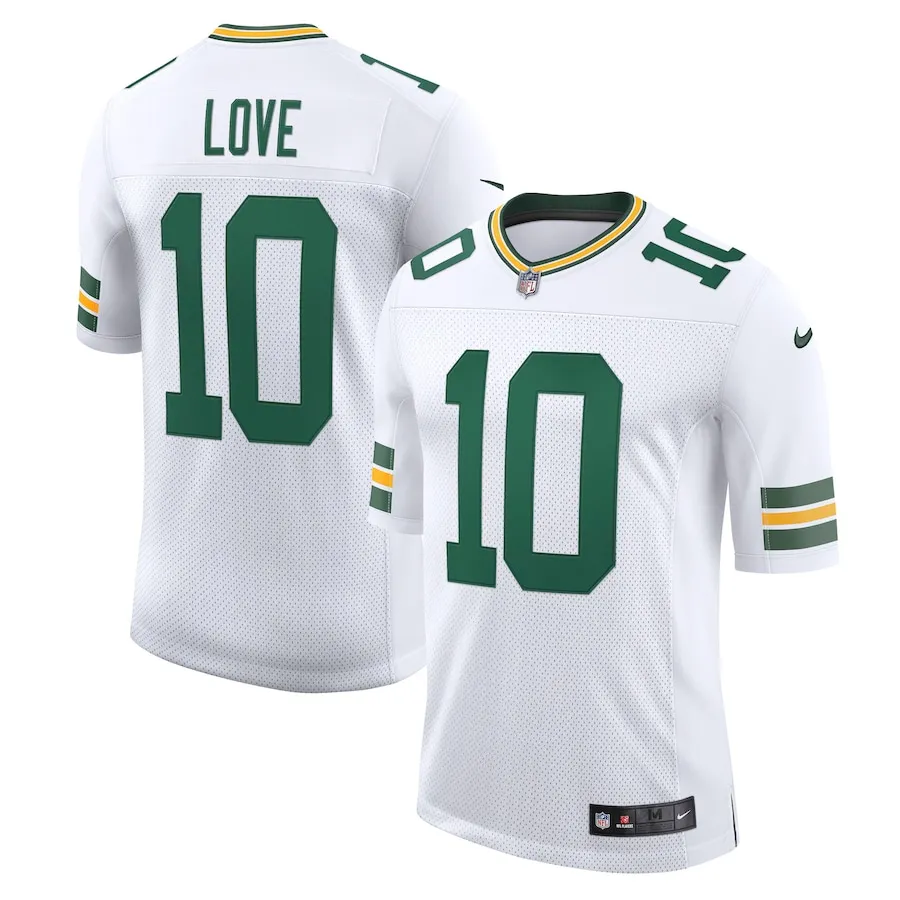 Jordan Love Green Bay Packers Nike Vapor Untouchable Limited Jersey - White