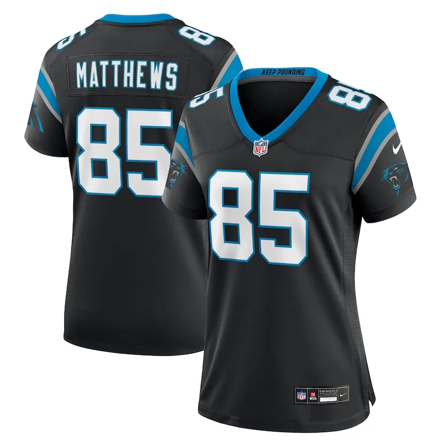 Jordan Matthews Carolina Panthers Nike Women's  Game Jersey -  Black 6070
