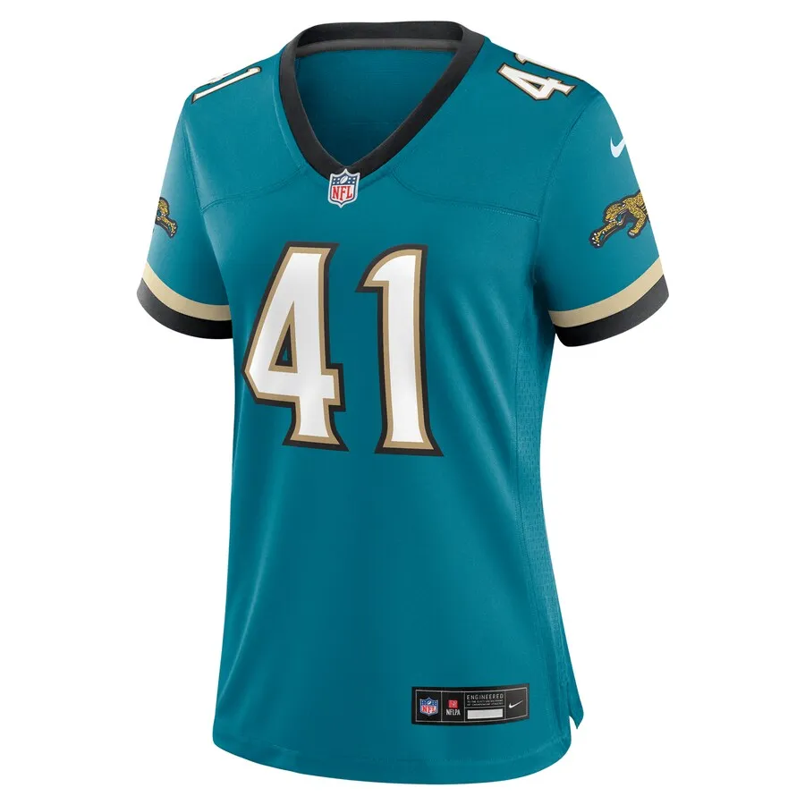 Josh Hines-Allen Jacksonville Jaguars Nike Women's Prowler Throwback Game Jersey - Teal