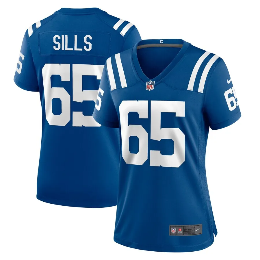 Josh Sills Indianapolis Colts Nike Women's Team Game Jersey -  Royal 4058