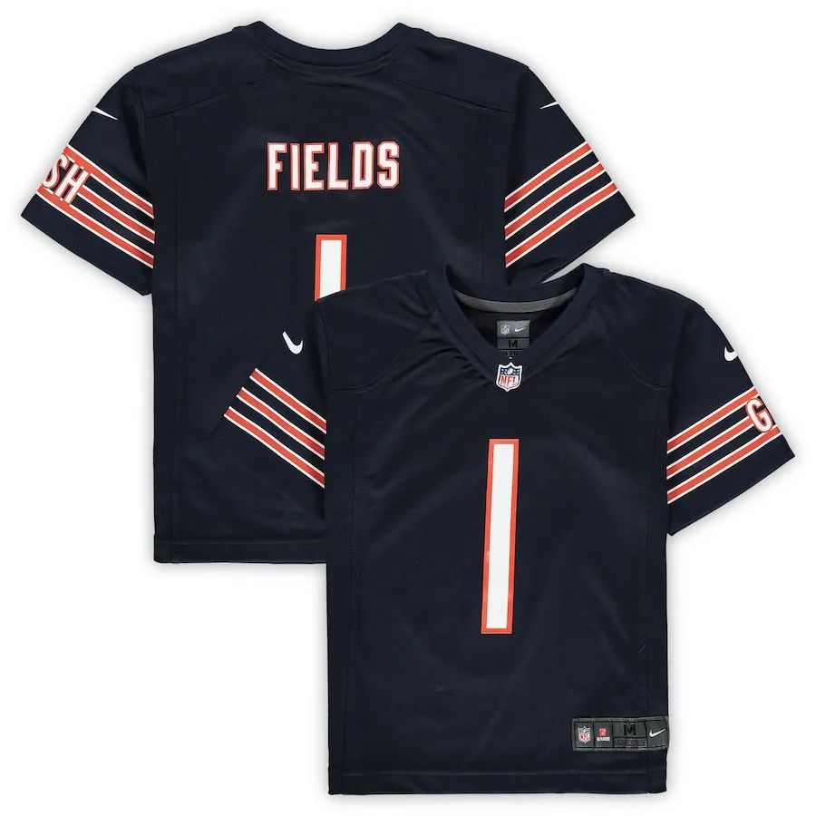 Justin Fields Chicago Bears Nike Preschool Game Jersey - Navy