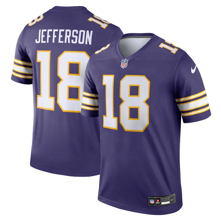 Justin Jefferson Minnesota Vikings Nike Alternate Legend Jersey - Purple