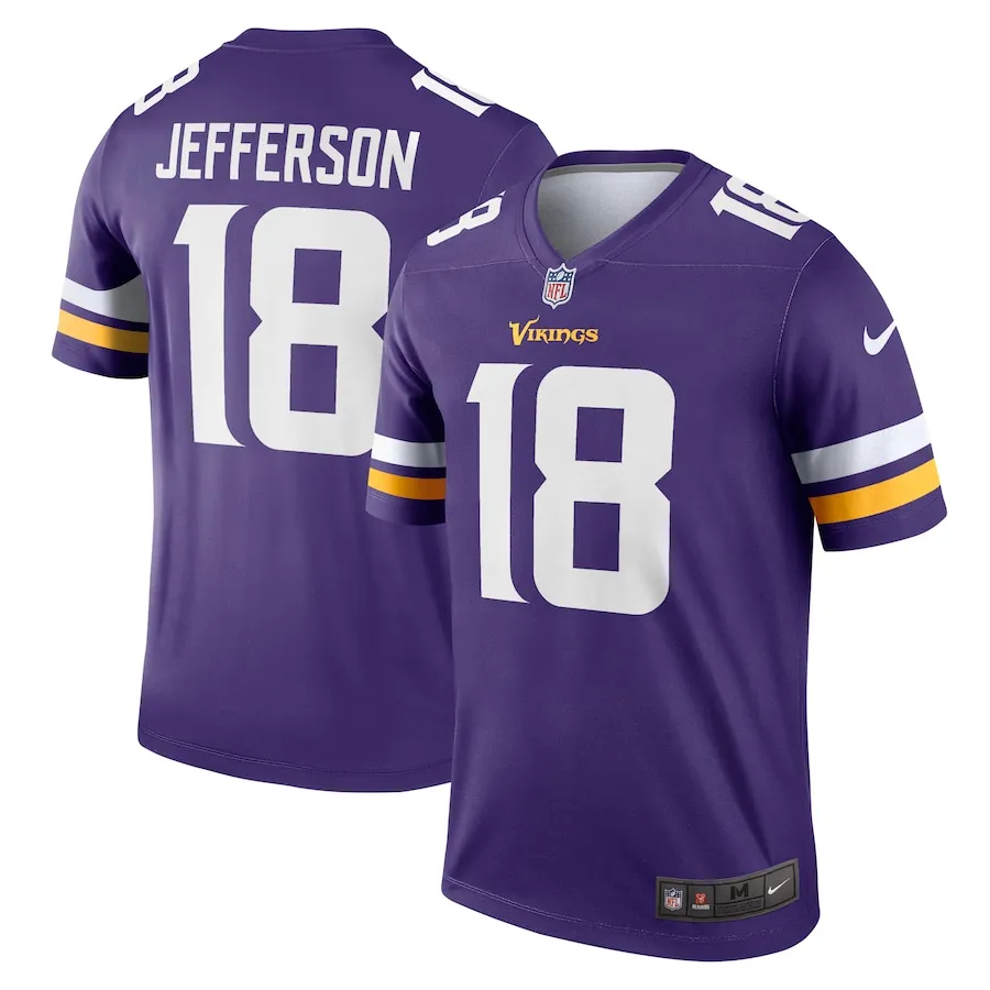 Justin Jefferson Minnesota Vikings Nike Alternate Legend Jersey - Purple 6130