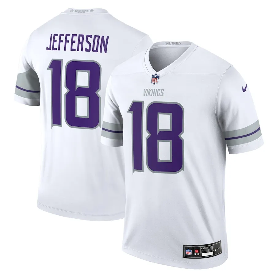 Justin Jefferson Minnesota Vikings Nike Alternate Legend Jersey - White