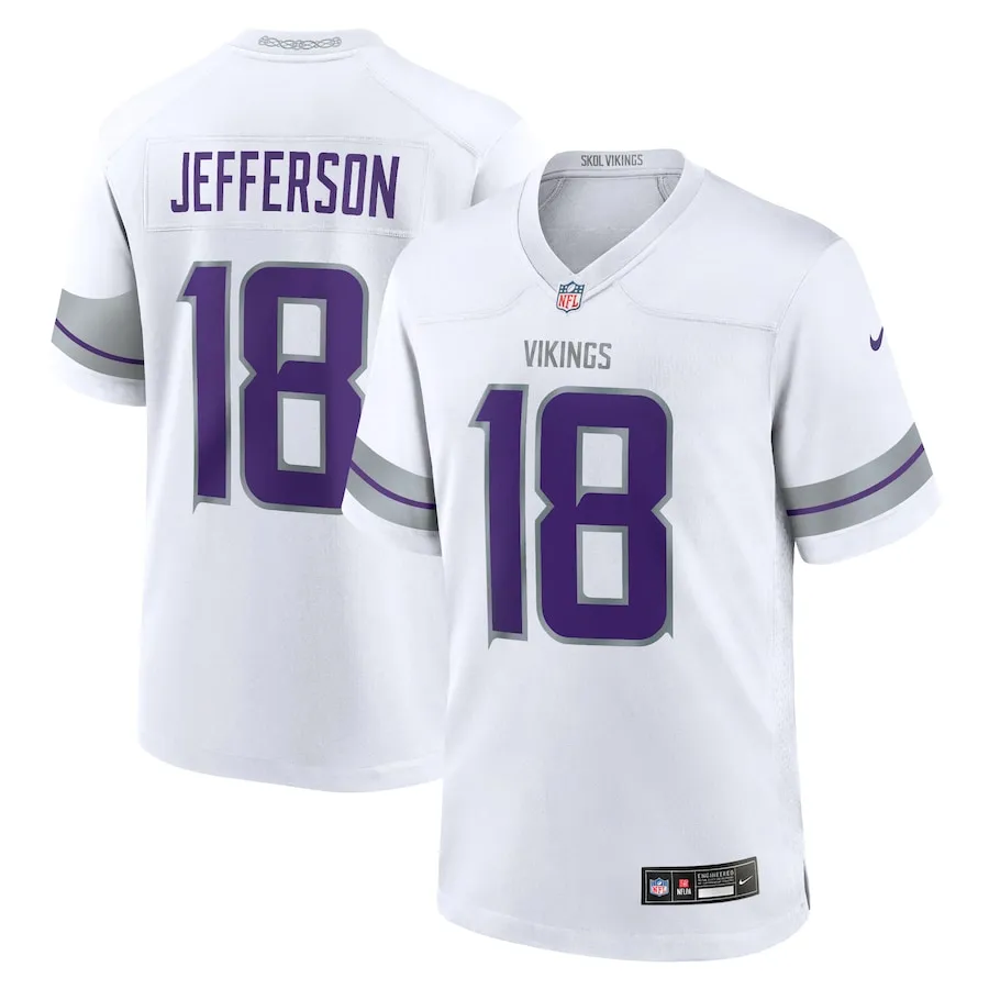 Justin Jefferson Minnesota Vikings Nike Youth Game Jersey - White