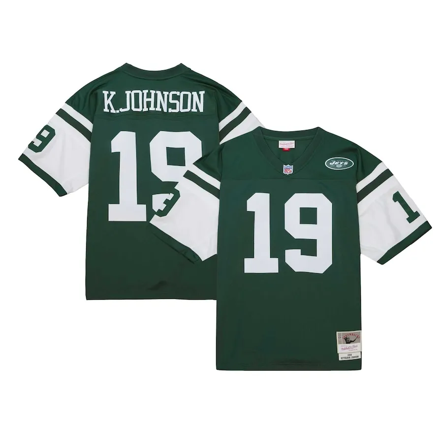 Keyshawn Johnson New York Jets Mitchell &amp Ness Legacy Replica Jersey - Green