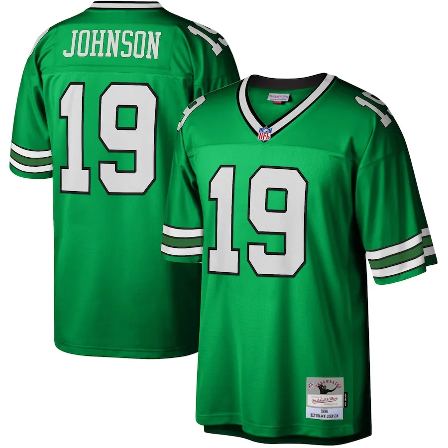 Keyshawn Johnson New York Jets Mitchell &amp Ness Legacy Replica Jersey - Kelly Green