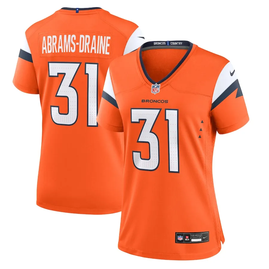Kris Abrams-Draine Denver Broncos Nike Women's Team Game Jersey -  Orange