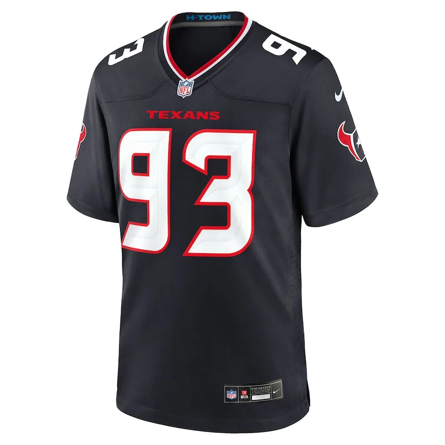Kurt Hinish Houston Texans Nike Team Game Jersey -  Navy