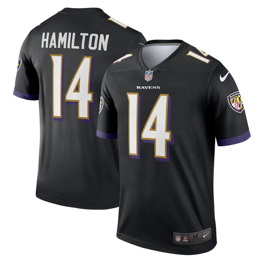 Kyle Hamilton Baltimore Ravens Nike Alternate Legend Jersey - Black