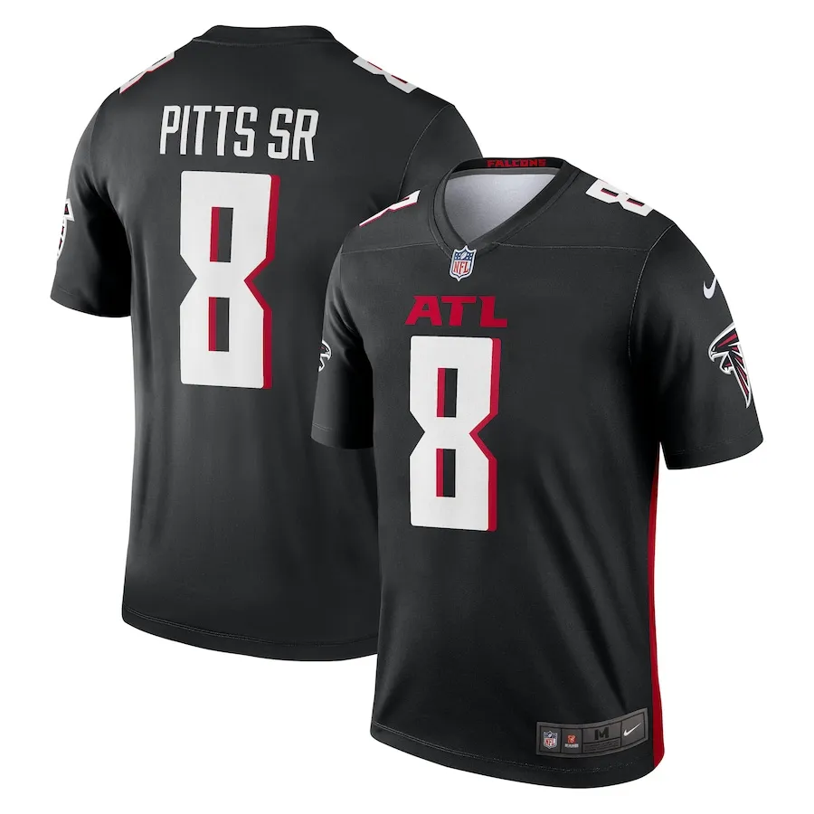Kyle Pitts Sr. Atlanta Falcons Nike Team Legend Jersey - Black