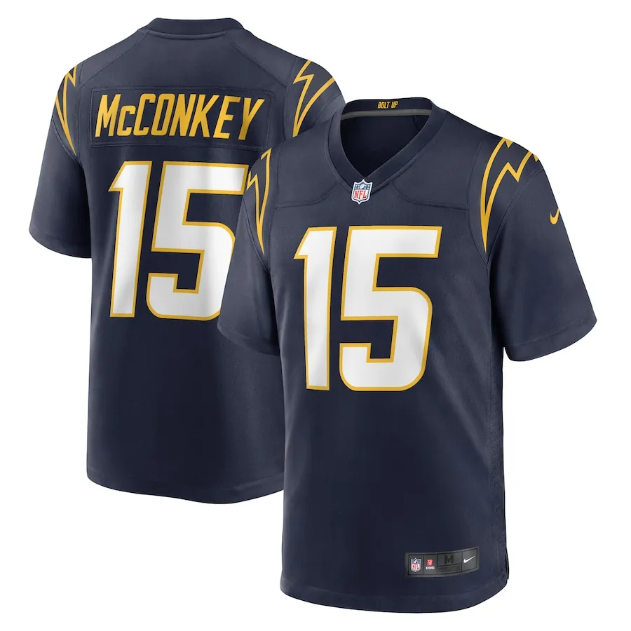 Ladd McConkey Los Angeles Chargers Nike Alternate Game Jersey - Navy