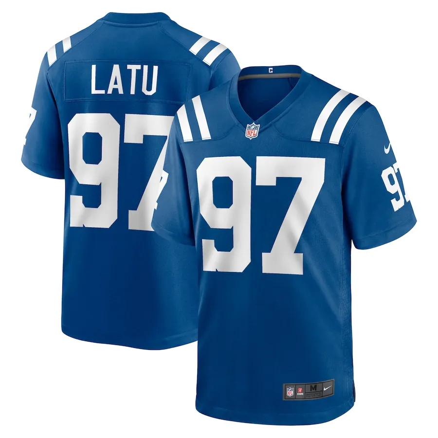 Laiatu Latu Indianapolis Colts Nike  Player Game Jersey - Royal