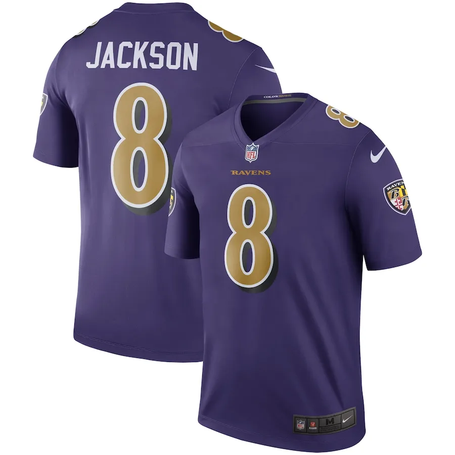 Lamar Jackson Baltimore Ravens Nike Alternate Legend Jersey - Purple