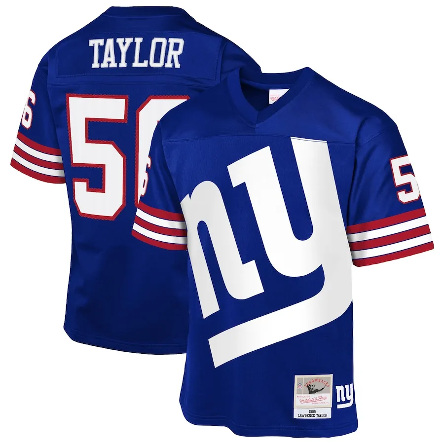 Lawrence Taylor New York Giants Mitchell &amp Ness Youth 1986 Throwback Fashion Jersey - Royal