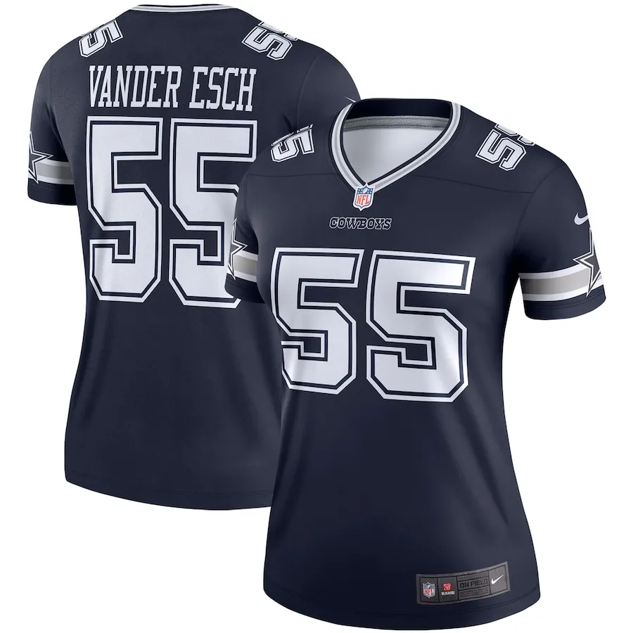 Leighton Vander Esch Dallas Cowboys Nike Women's Legend Player Performance Top -  Navy