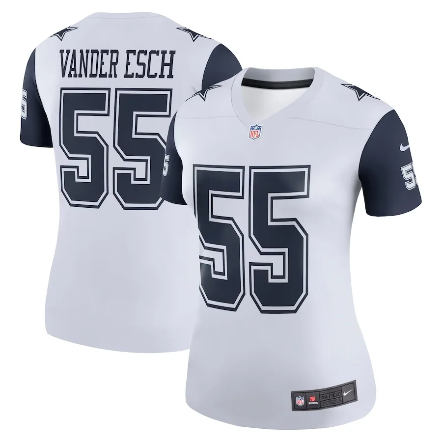 Leighton Vander Esch Dallas Cowboys Nike Women's Legend Player Performance Top -  White