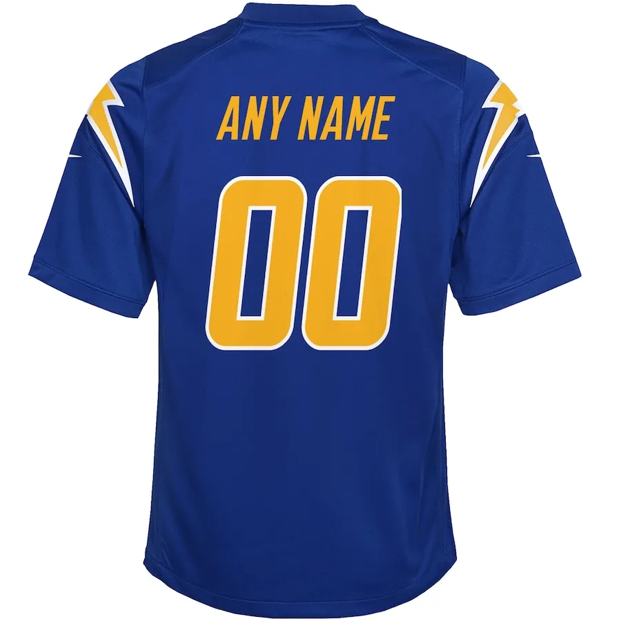 Los Angeles Chargers Nike Youth Alternate Custom Game Jersey - Royal