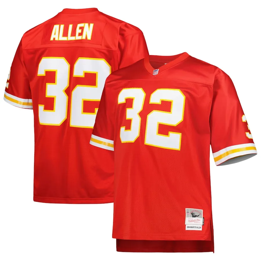 Marcus Allen Kansas City Chiefs Mitchell &amp Ness Big &amp Tall 1994 Retired Player Replica Jersey - Red