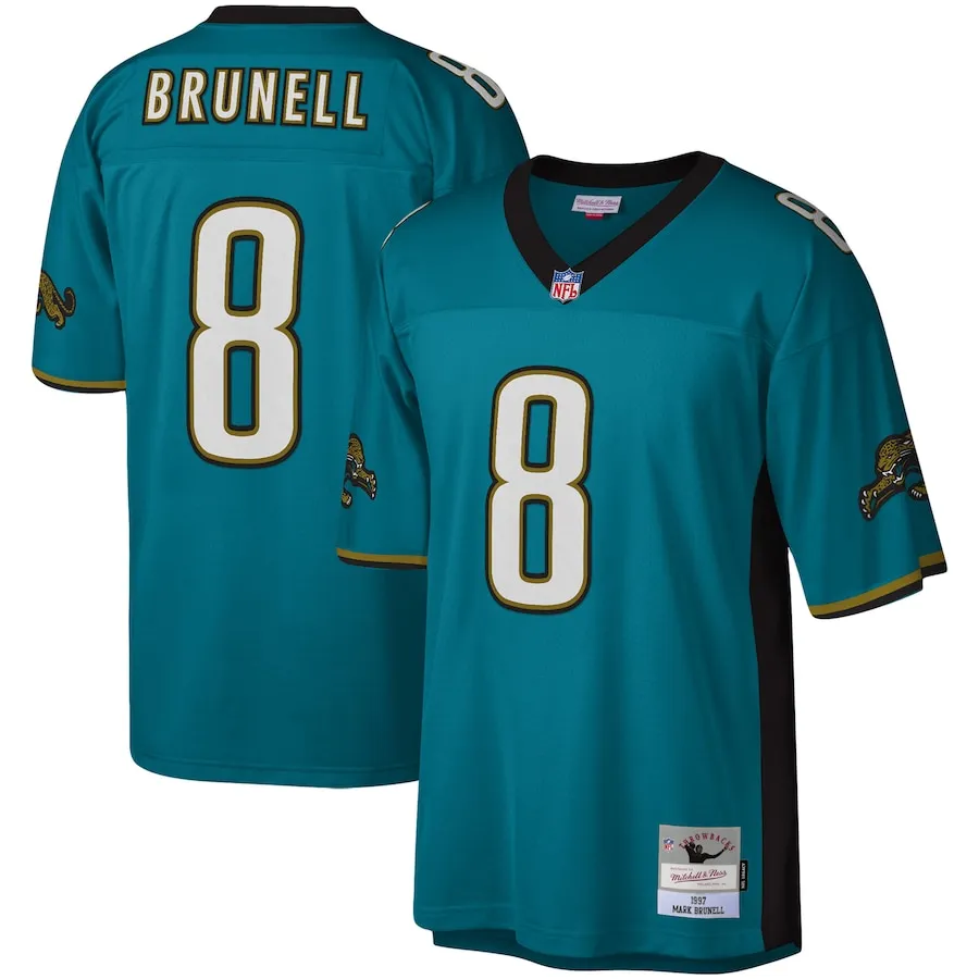 Mark Brunell Jacksonville Jaguars Mitchell &amp Ness Legacy Replica Jersey - Teal