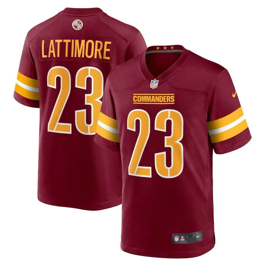 Marshon Lattimore Washington Commanders Nike  Game Jersey -  Burgundy