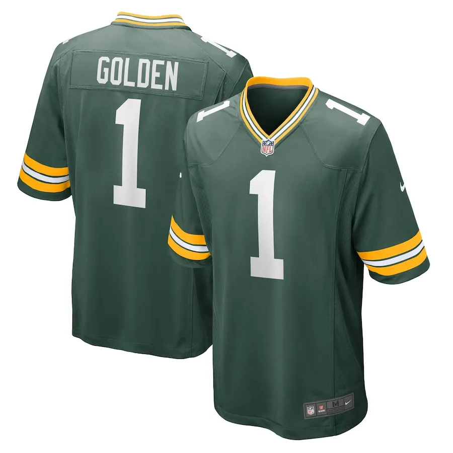 Matthew Golden Green Bay Packers Nike 2025 NFL Draft First Round Pick  Game Jersey - Green