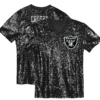 Maxx Crosby Las Vegas Raiders Girls Youth Sequin V-Neck Fashion Jersey - Black