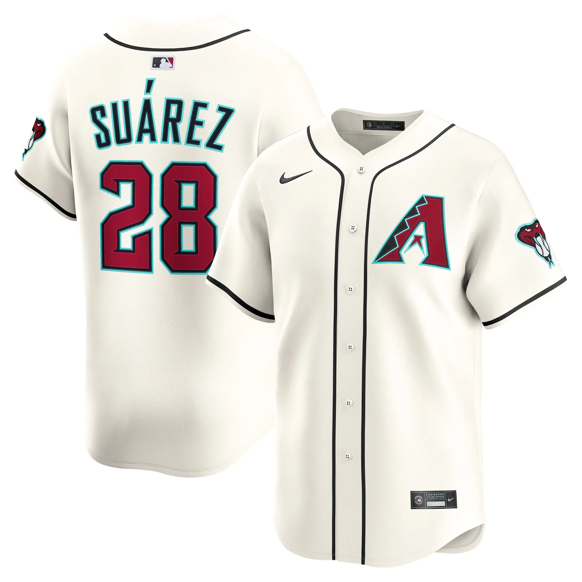 Eugenio Suárez Arizona Diamondbacks Nike Home Limited Player Jersey - Cream